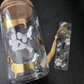 Ensemble verre 16 oz + marque page acrylique - Passion Teckel
