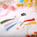 Marque-page acrylique avec pompon - Personnaliser