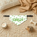 Bandana pour animaux - Les tréfles chanceux a personnalisé