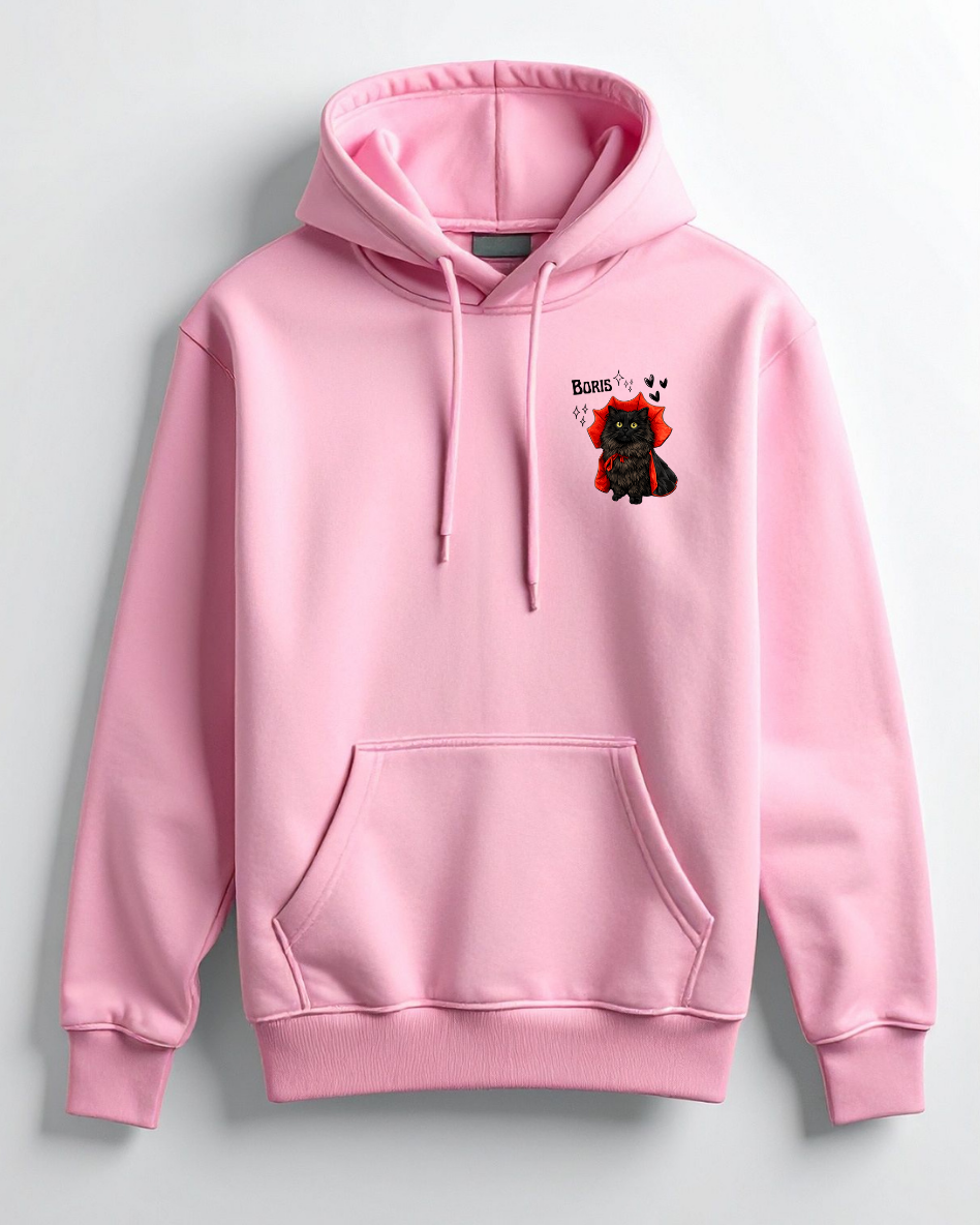 Hoodie Cat Mom personnalisé avec photo et race de chat | Amis & Animaux