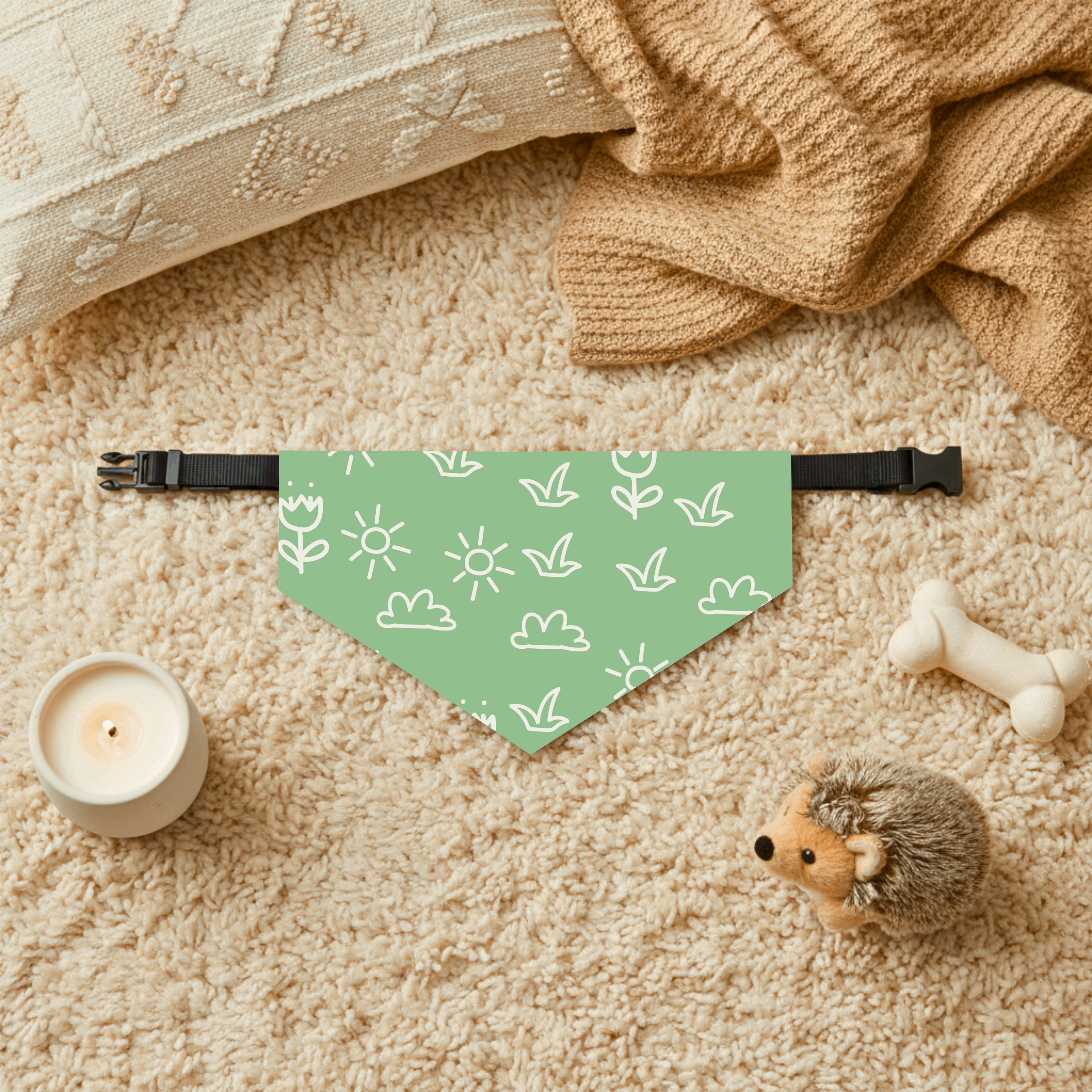 Bandana pour animaux – Le Printemps 🌿☀️